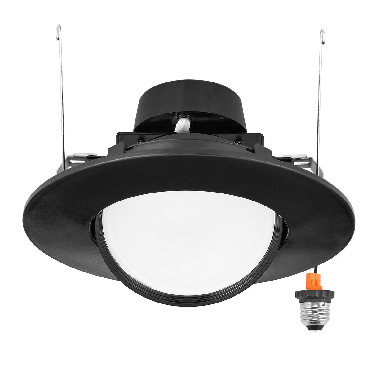 Maxxima 5in/6in downlight fits standard can housings for easy upgrade