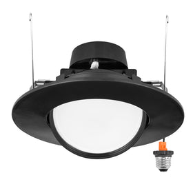 Maxxima 5in/6in downlight fits standard can housings for easy upgrade
