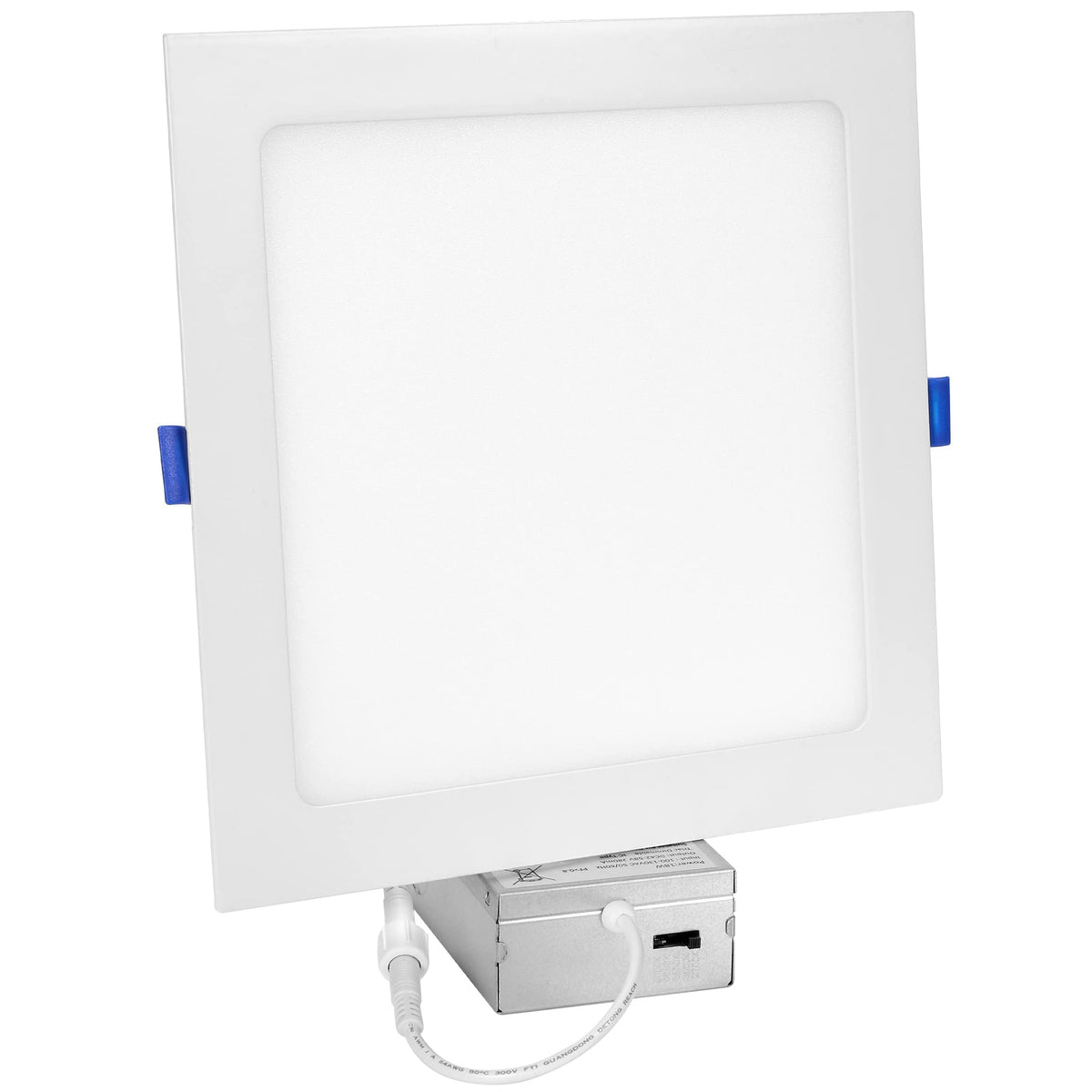 Maxxima 8in square downlight dimmable range from 20% to 100%