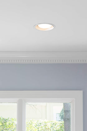 Maxxima BR40 LED bulb with E26 base fits standard fixtures safely