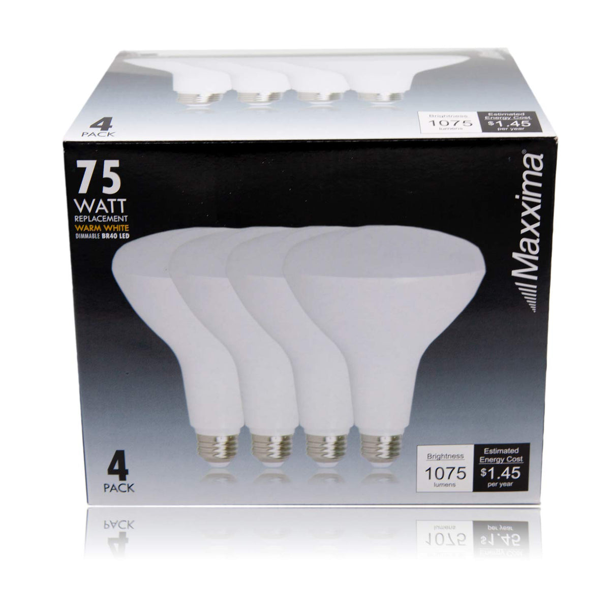 Maxxima BR40 LED bulb long life up to 25,000 hours for less maintenance