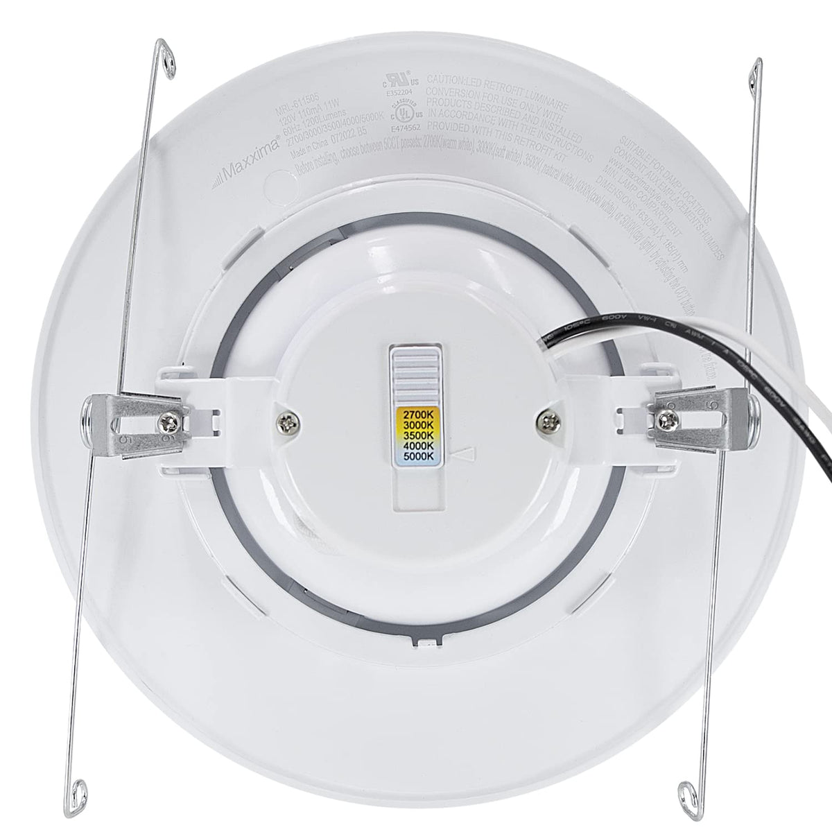 Maxxima CRI 90 downlight preserves authentic colors in spaces.