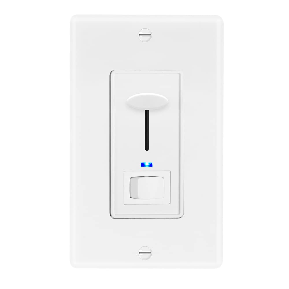 Maxxima dimmer switch demonstrates 3-way compatibility for flexible lighting control.