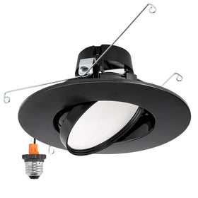 Maxxima downlight with rotatable head directing light precisely for task areas