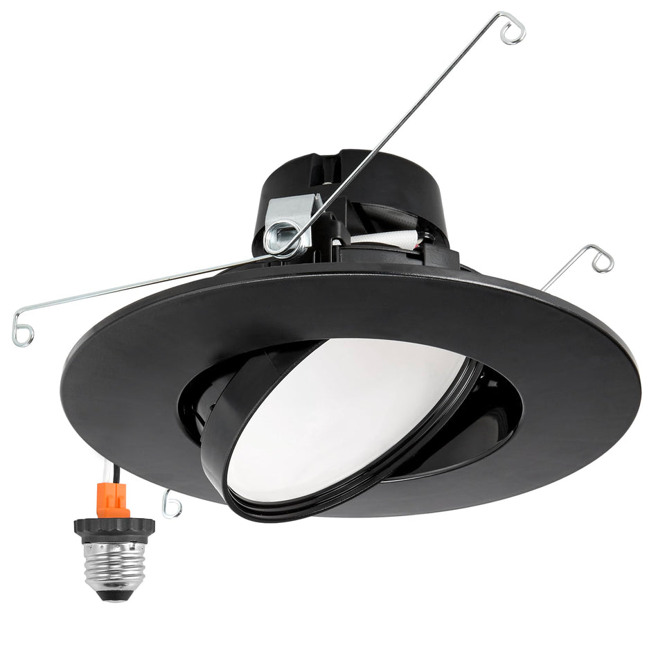 Maxxima downlight with rotatable head directing light precisely for task areas