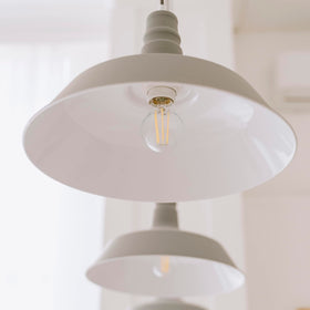 G25 LED with E26 base by Maxxima fits standard fixtures smoothly