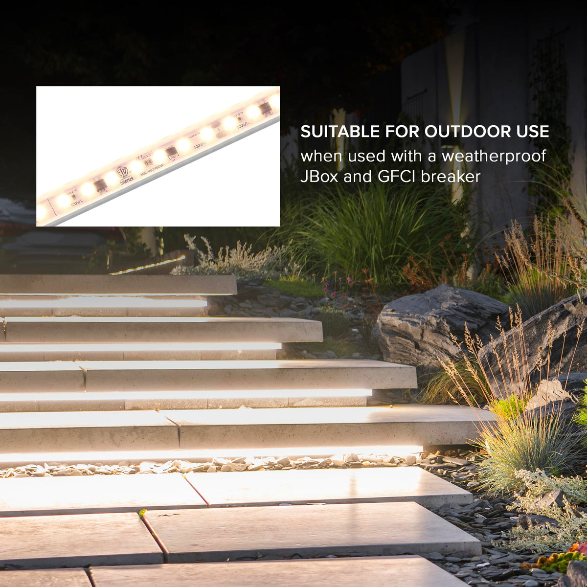 Maxxima versatile for indoor and sheltered outdoor use in various settings.