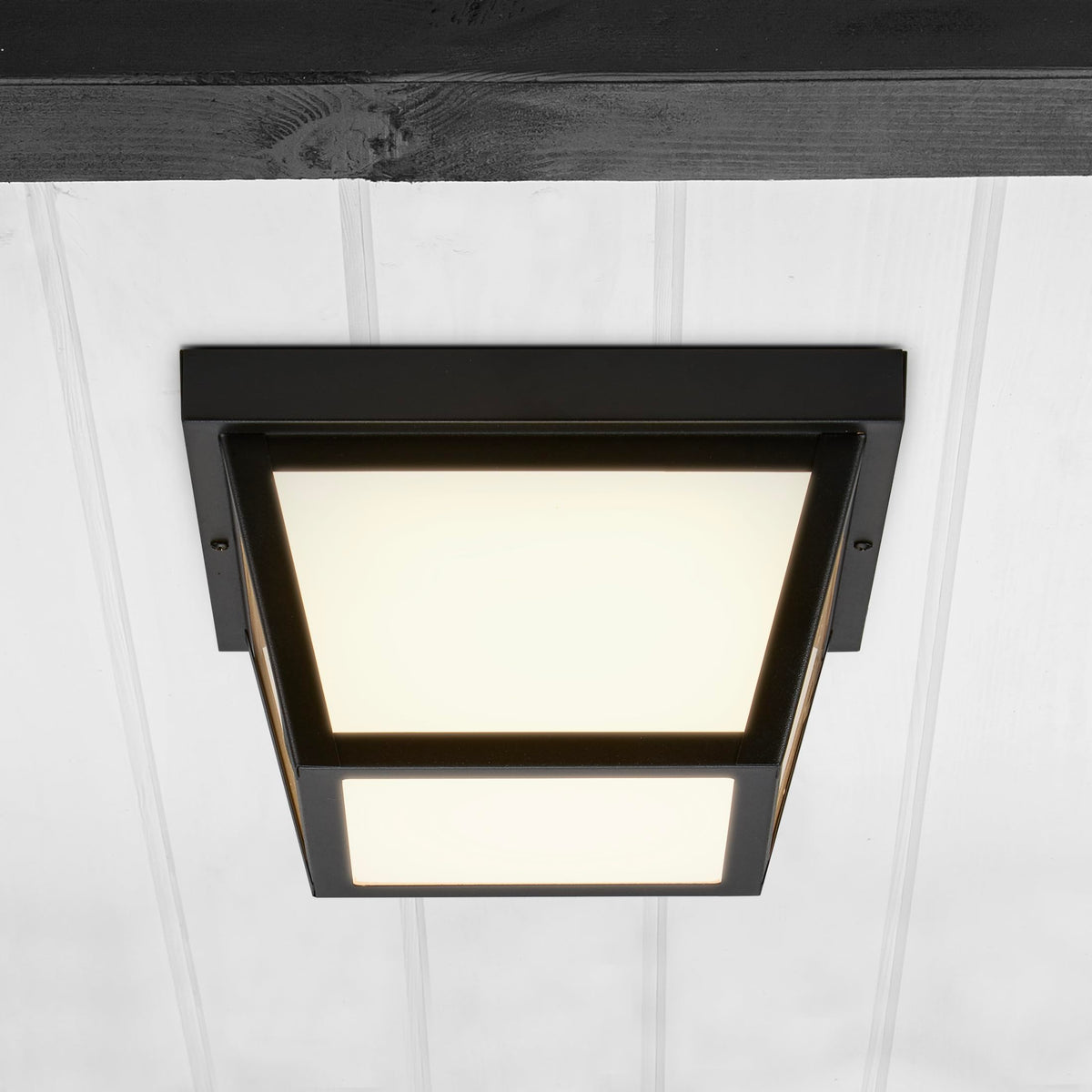 Maxxima integrated LED outdoor light eliminates bulb replacements