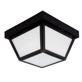 Maxxima outdoor porch ceiling light with frosted lens for warm entry illumination