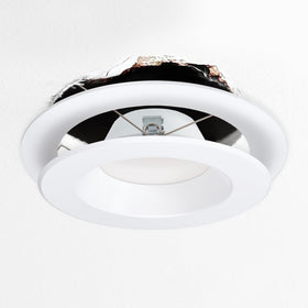 Maxxima recessed light trim ring for can or canless installations, versatile.