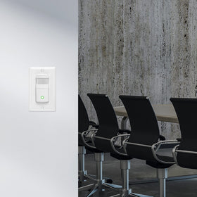 Maxxima wall plate with wire nuts included for fast, secure installation.