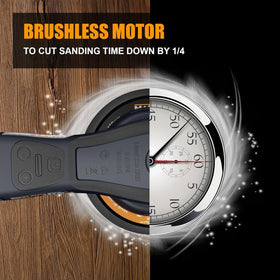 MAXXT orbital sander speed controls enable precise finishes across tasks