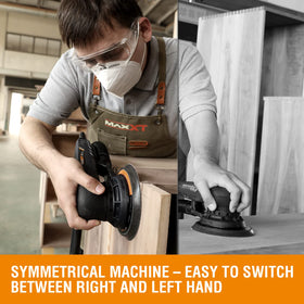 MAXXT sander speed control with two modes for precise tasks