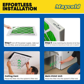 Maycold quiet operation supports less noisy filter changes.