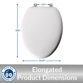 Mayfair 1844CP durable enamel wood finish resists chipping for long-lasting shine.