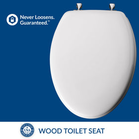 Mayfair 1844CP seat-wont-wiggle provides steady daily support.