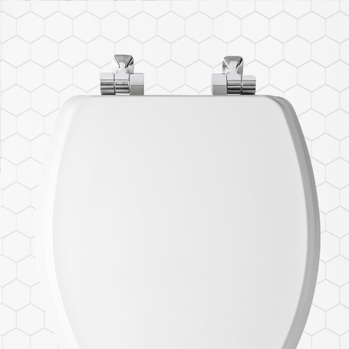 No-wobble performance ensures stable seating for high-traffic bathrooms.