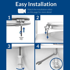 Mayfair Bennett quick, simple installation for a bathroom upgrade.
