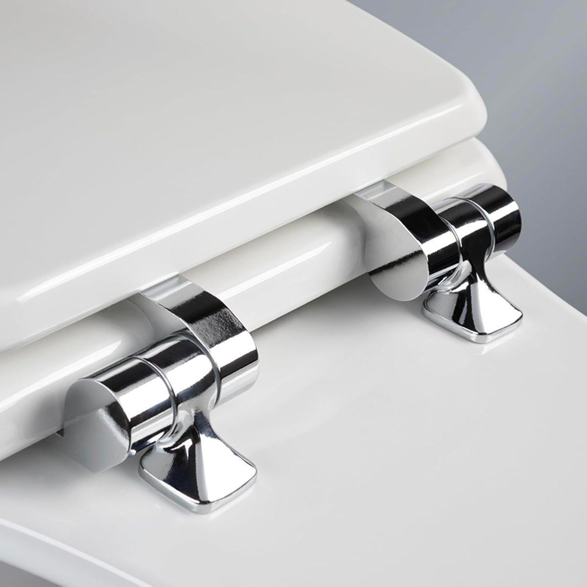 Mayfair Bennett soft-close mechanism reduces slams for a calmer bathroom.