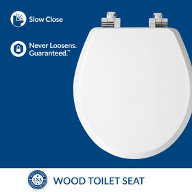 Mayfair Bennett Stay-Tite fastening keeps the seat securely attached during routine use.