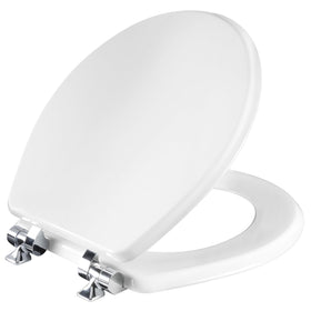 Mayfair Bennett wood seat with slow close for quiet bathroom routines.