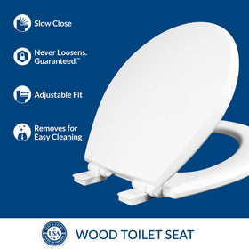 Mayfair Cassel seat close action demonstrates smooth, controlled lid lowering.