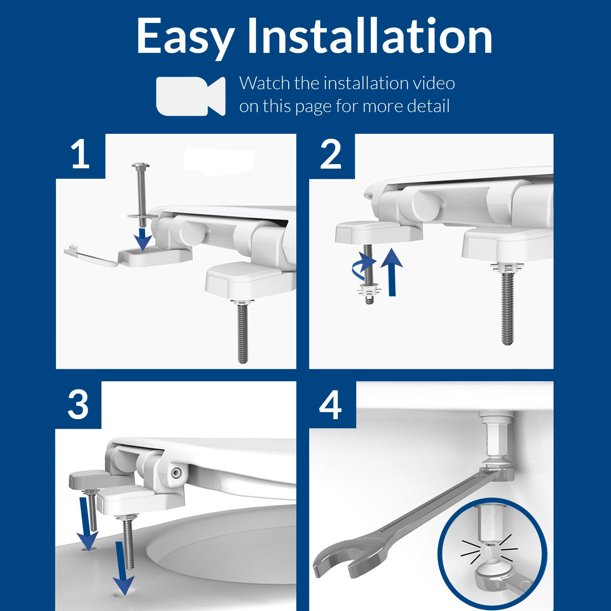 Mayfair Caswell durable plastic finish resists wear with gentle cleaning.
