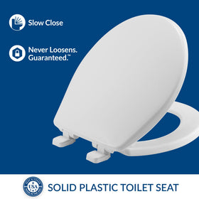 Mayfair Caswell whisper-close hinge creates a soft, silent lid descent.