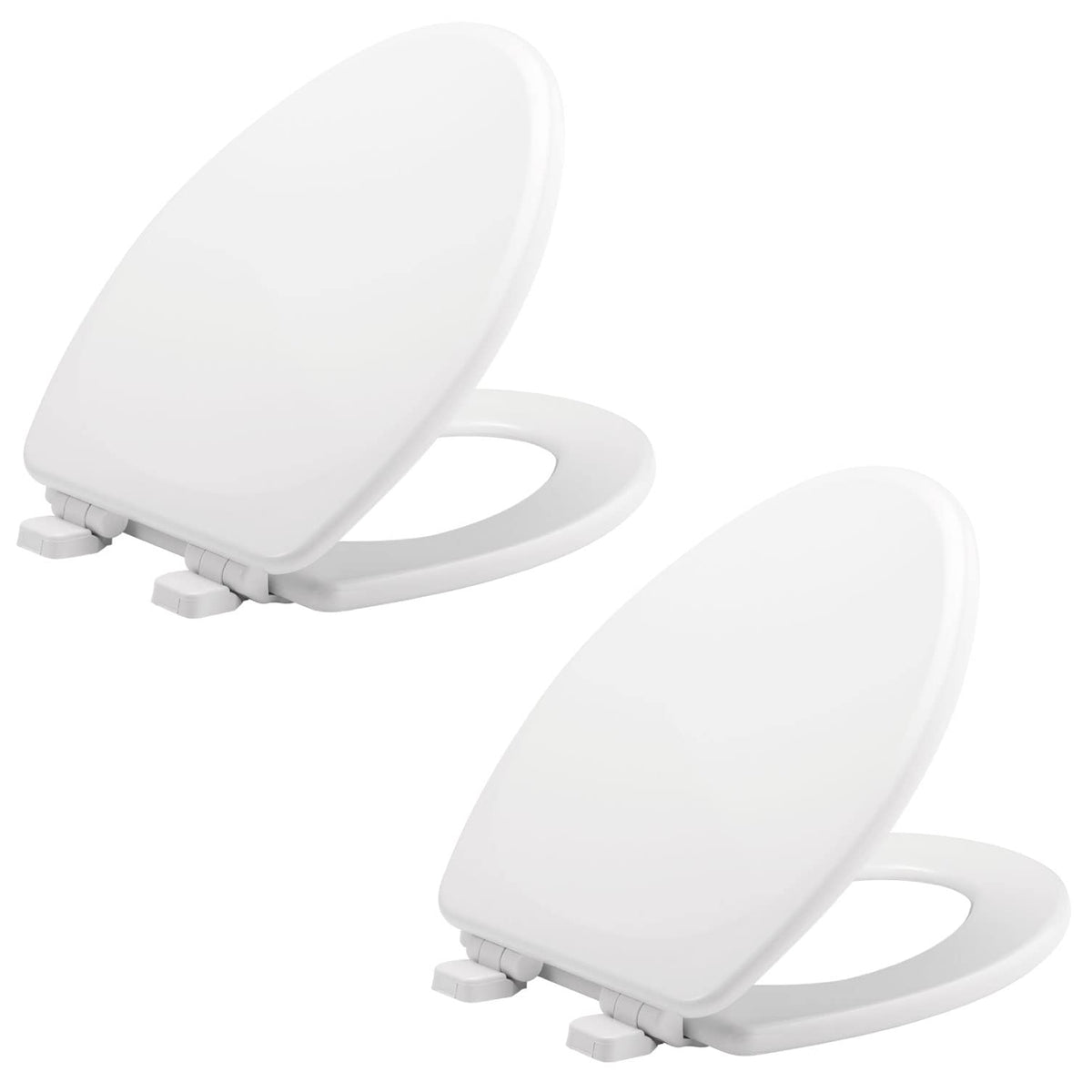 Mayfair Linden soft-close hinge reduces noise for a calmer bathroom routine