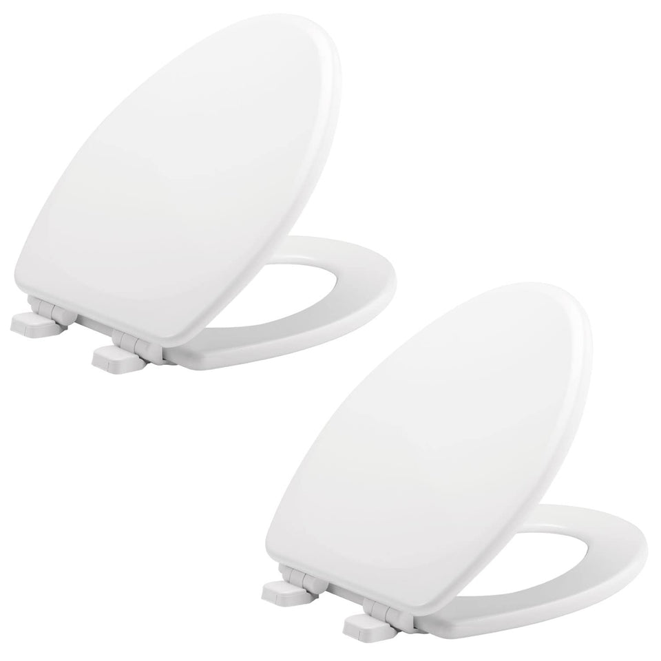 Mayfair Linden soft-close hinge reduces noise for a calmer bathroom routine