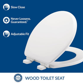 Mayfair Linden stay-tight fastening prevents seat shifting during use.