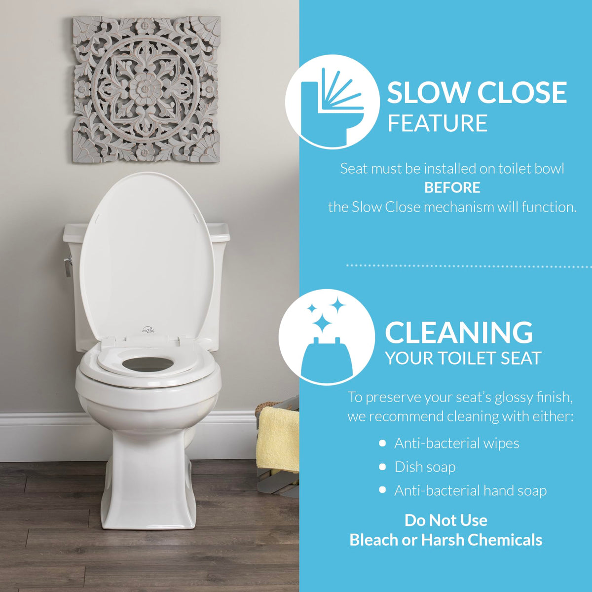 Mayfair Little2Big installed in a modern bathroom with clean styling