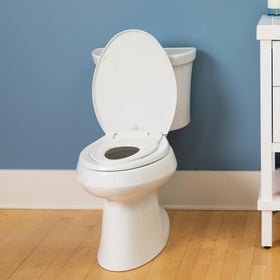 Mayfair Little2Big fits standard elongated toilets from major brands