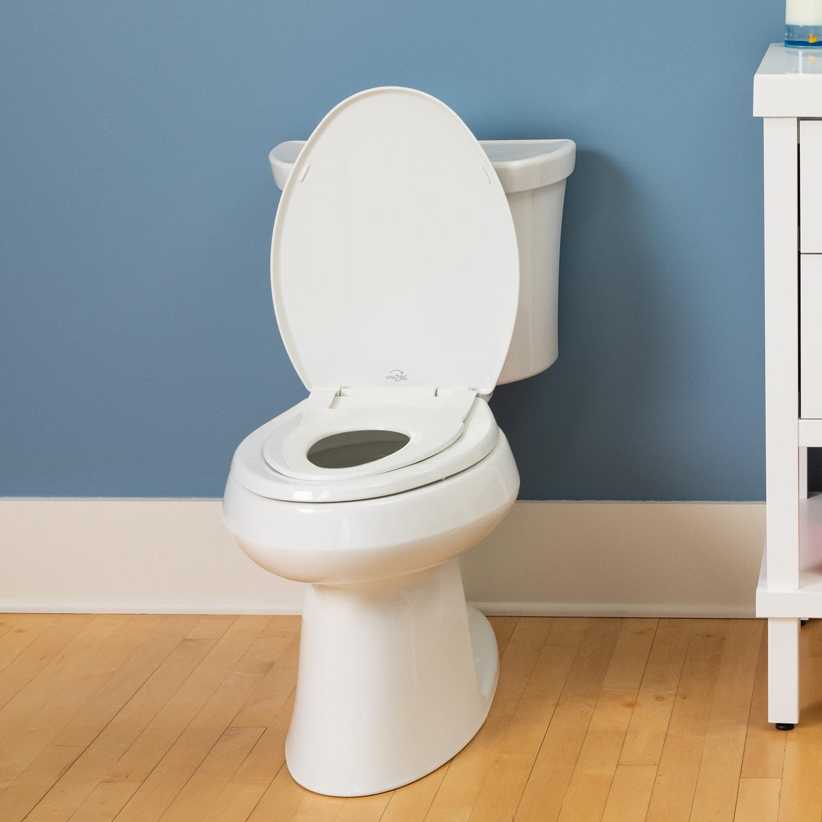 Mayfair Little2Big USA-made durable plastic construction in white