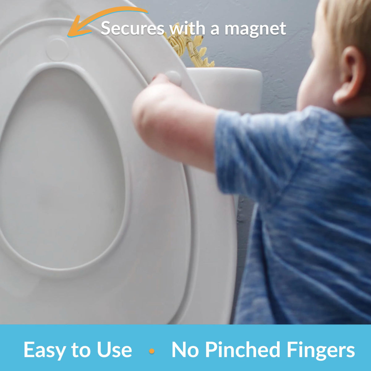Mayfair NextStep2 Stay-Tite hinges secure the seat for long-lasting stability