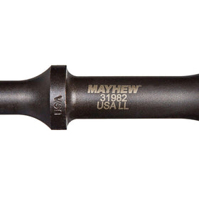 Mayhew 31982 pneumatic hammer with black oxide finish resists rust in demanding shop environments.