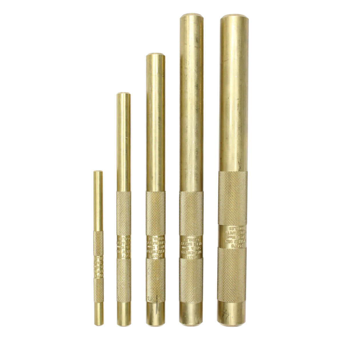 Mayhew Brass Drift Punch 1/2 inch protects harder metals during installation