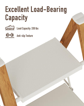 Mayi Plus ladder compact height fits into narrow spaces behind furniture
