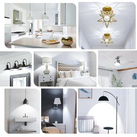 Maylaywood A19 LED bulb flicker-free for comfortable viewing