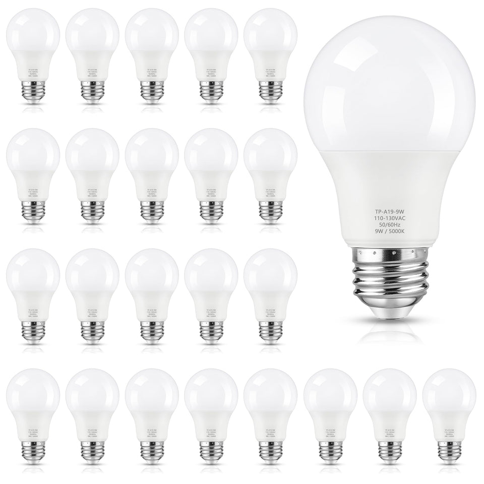 Maylaywood 24 pack bulbs front view for easy home lighting upgrades