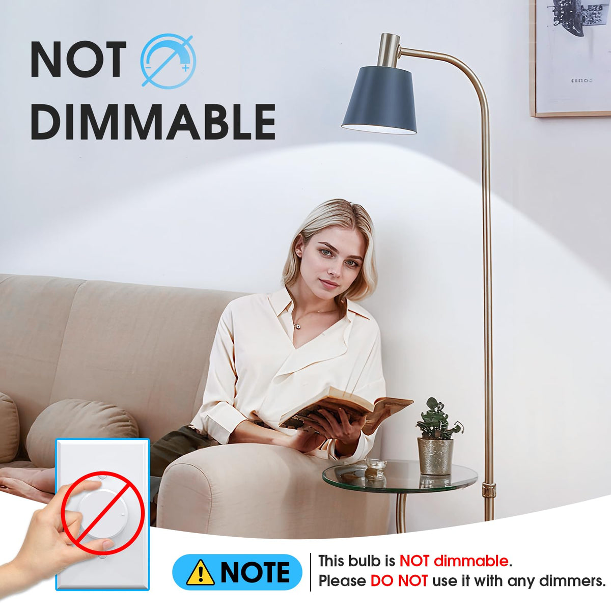 Maylaywood flicker free light emitting steady illumination