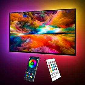 Maylit ICRGB TV backlight with dynamic colors for ambient glow