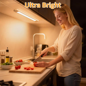 maylit linkable LED bar shows seamless coverage for large cabinet areas