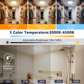 Maylit motion sensor ceiling light detects movement for hands-free lighting.