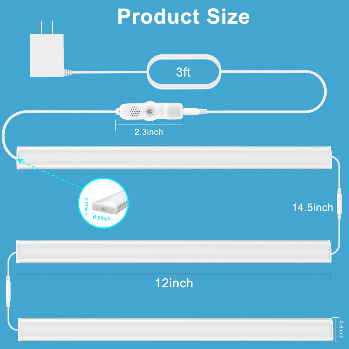 Maylit workbench lighting on desk improves task visibility.
