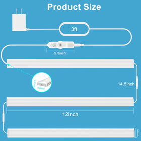 Maylit workbench lighting on desk improves task visibility.