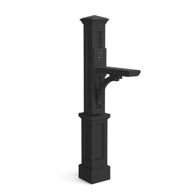 Mayne Newport Plus post decorative sleeve shown for curb appeal and weather-resistant durability.