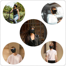 Mayoken futuristic sunglasses anti-fog mirror lens for clear vision outdoors.