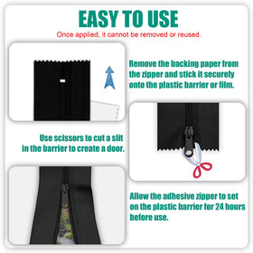 Mayoken heavy-duty zipper ensures secure closure in outdoor conditions.