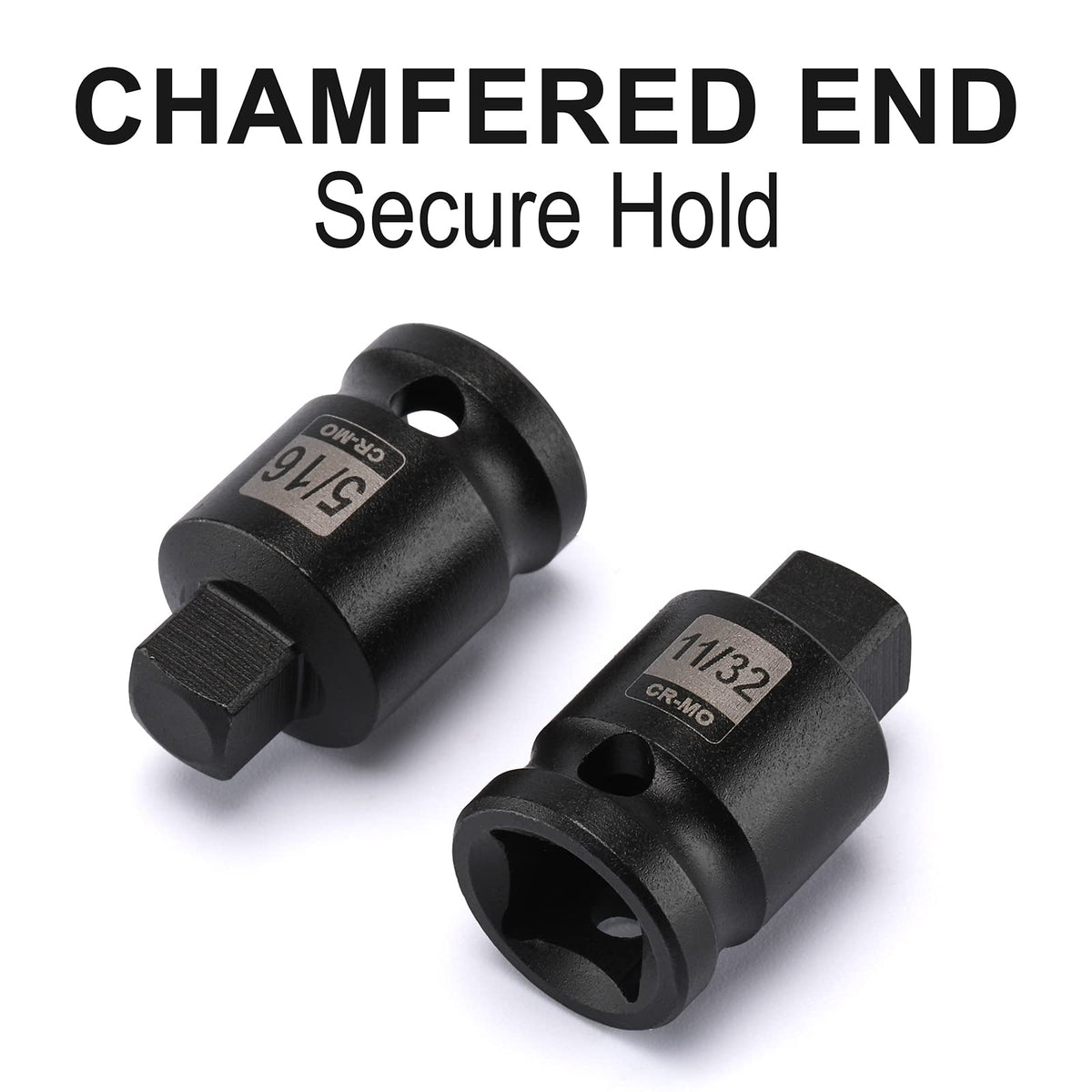 Mayouko chrome molybdenum steel sockets with black phosphate finish